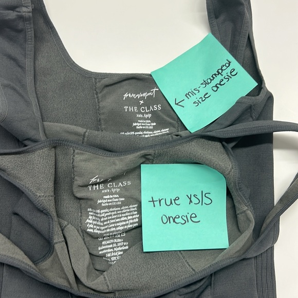 FP Movement Free People Good Karma Flare Onesie Dark Gray M/L NWOT IR - Picture 9 of 14